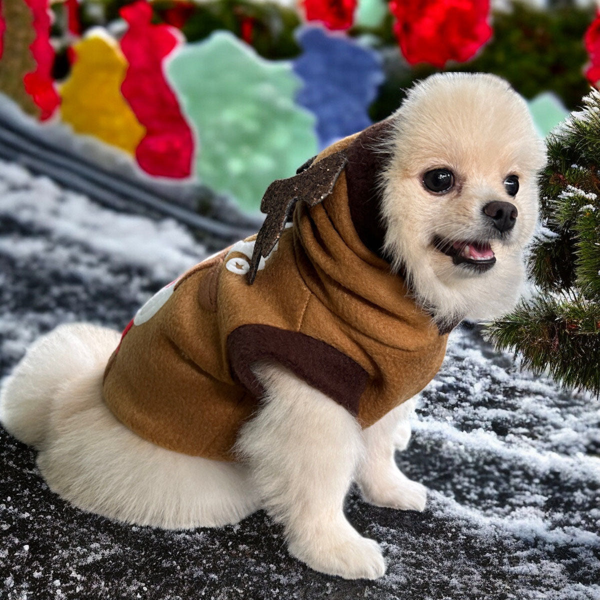 Traje de Reno para Mascotas