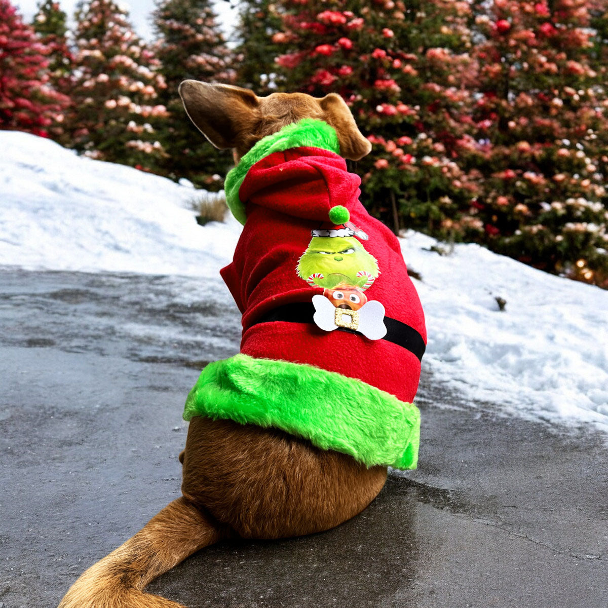 Traje El Grinch para Mascotas