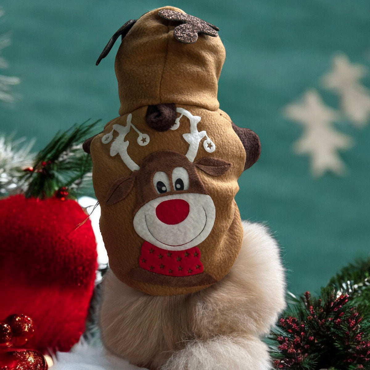 Traje de Reno para Mascotas